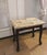 2008 Vintage Vanity Bench Mahogany Queen Ann Tapestry Dressing Bustle Foot Stool For Sale In San Diego - Image 6 of 18