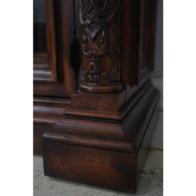 Henredon Extremely Large Curio China Cabinet For Sale - Image 15 of 17