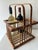 Vintage Bamboo Wine Bottle Holder For Sale - Image 4 of 11