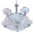 Ceiling Lamp with Bird Motif with Original Chrome Plating, 1930s For Sale - Image 3 of 10
