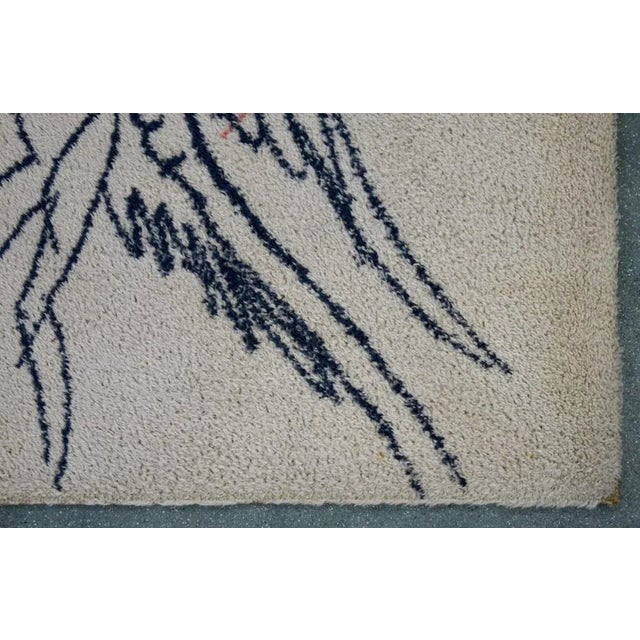 Le Grand Pavon Wool Carpet after Salvador Dali For Sale - Image 9 of 13