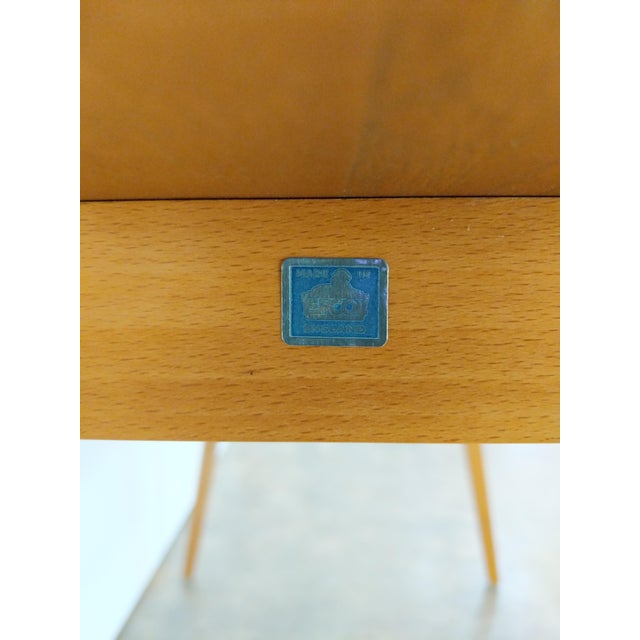 Vintage Ercol Mid Century Modern Plank Dining Table For Sale - Image 9 of 9