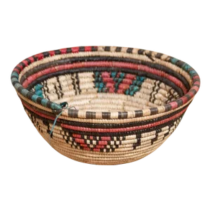 Kanuri Colorful Woven Basket