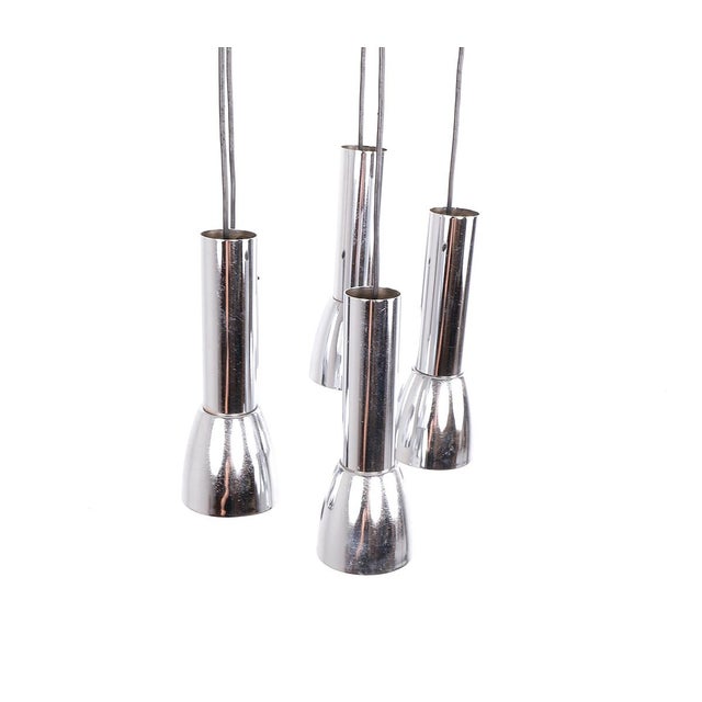 Chrome Cascade Pendant Lamp, 1960s For Sale - Image 6 of 11