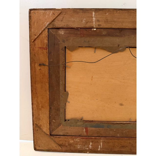 Vintage Framed Landscape Painting, Signed For Sale - Image 9 of 10