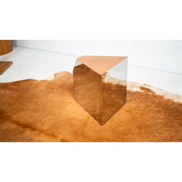Brown Peninsula Side Table by Angie Anakis for Cinna/Ligne Roset, C. 2009 For Sale - Image 8 of 18