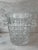 Vintage large and heavy crystal wine or champagne ice bucket with graphic cut design and sculpted handles. Believed to be...