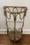 Absolutely charming petite twisted rope gold metal three-tiered shelf frame, glass not included. Perfect little size and...