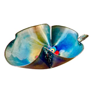 Enameled Copper Bowl with Organic Design by Gio Ponti, 1960 For Sale