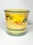 French Country Terre E Provence Yellow & Green Earthenware Canister Crock For Sale - Image 3 of 6