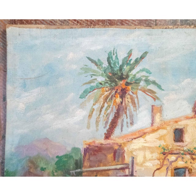 20th Century American Impressionist Oil Painting of a House by w.h. Partridge For Sale - Image 4 of 10