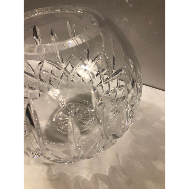 Waterford Lismore Cut Crystal Rose Bowl Vase For Sale - Image 6 of 6