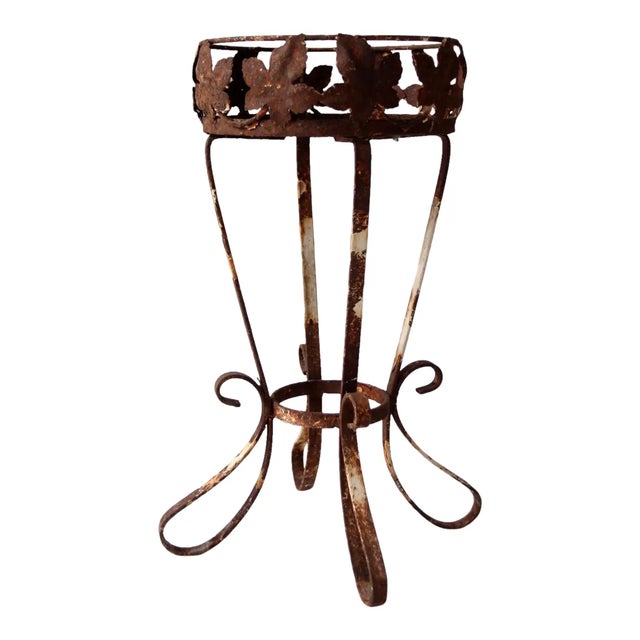 Antique Iron Plant Stand Chairish