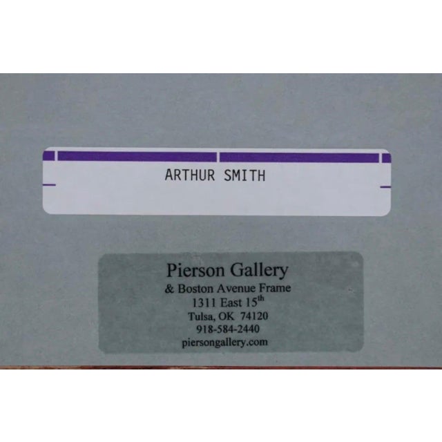 Realism Arthur Smith, Street Riot Oil Painting Mounted Police WPA artist Social Justice Americana Art For Sale - Image 3 of 12