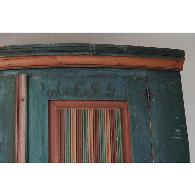 Antique Swedish Gustavian Corner Cabinet For Sale - Image 12 of 14