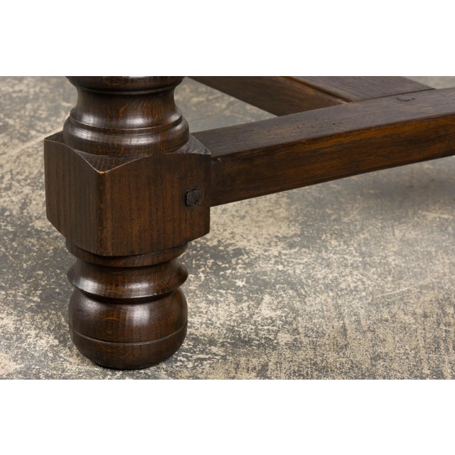 Antique French Louis XIII Style Oak Refectory Dining Table For Sale - Image 9 of 17