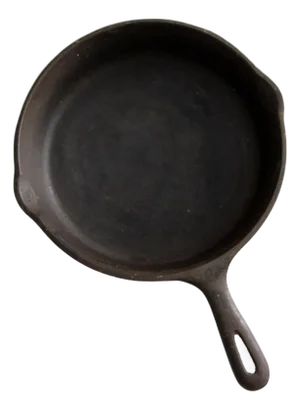 Vintage Unmarked Wagner No. 8 Cast Iron Skillet