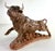 1950s Mid-Century Vintage Ceramic Sculpture of a Bull For Sale - Image 5 of 11