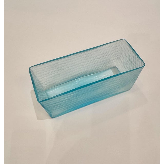Paolo Venini Elegant Venini Murano Glass Vase (1950s, Italy) For Sale - Image 4 of 5