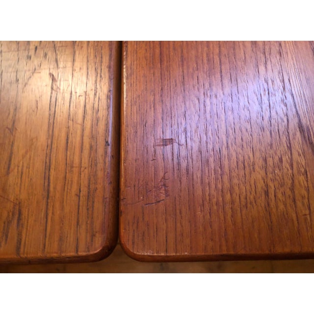 Mid 20th Century Nils Jonsson Teak Mid-Century Drop Leaf Dining Table For Sale - Image 12 of 16