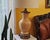 Pair of Port 68 Mark Abrams Cream Ceramic Urn Table Lamps With Linen Drum Shades For Sale - Image 16 of 18