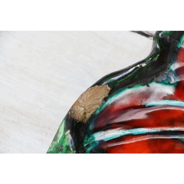 1940s French Art Deco Vine Leaf Jewelry Dish For Sale - Image 9 of 13