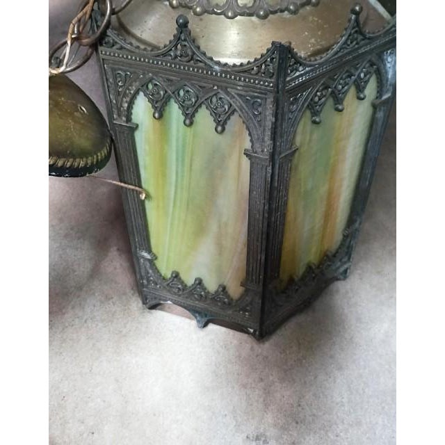 This **California Lighthouse Gothic Revival Hanging Lamp** is a striking statement piece that blends architectural history...