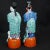 Early 20th Century Early 20th Century Chinese Porcelain Polychrome Nobleman and Wife Figures - A Pair For Sale - Image 5 of 12