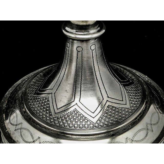 Metal 19th Century Austro-Hungarian Silver Fruit Platter For Sale - Image 7 of 13