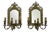 Beveled Mirror Wall Lights, Set of 2 For Sale
