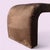 1980s Postmodern Brown Faux-Suede Waterfall Bench For Sale In Los Angeles - Image 6 of 6