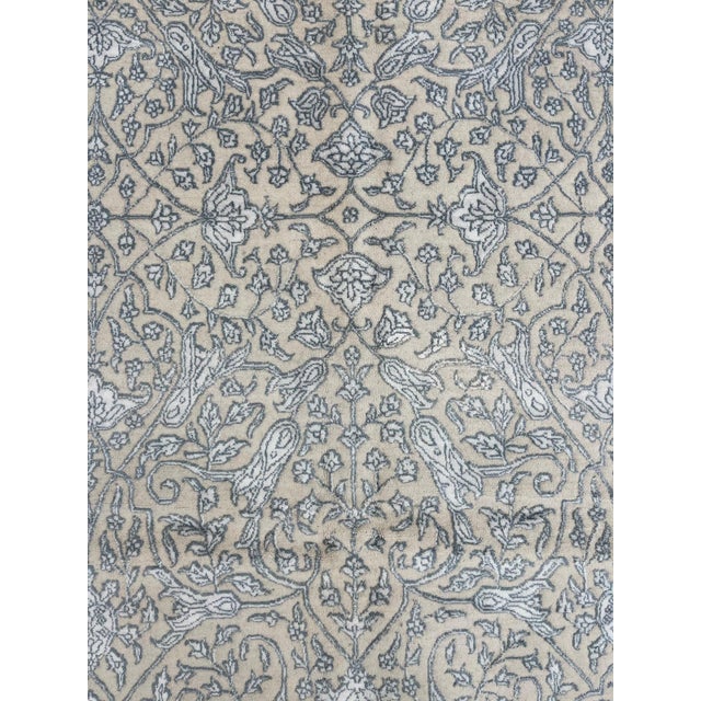 Persian Silk and Wool Agra Rug , 8'1" X 10'4" For Sale - Image 3 of 5