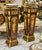 Make a bold statement with this luxurious oversized wood pedestal, exquisitely crafted with intricate gold leaf detailing,...