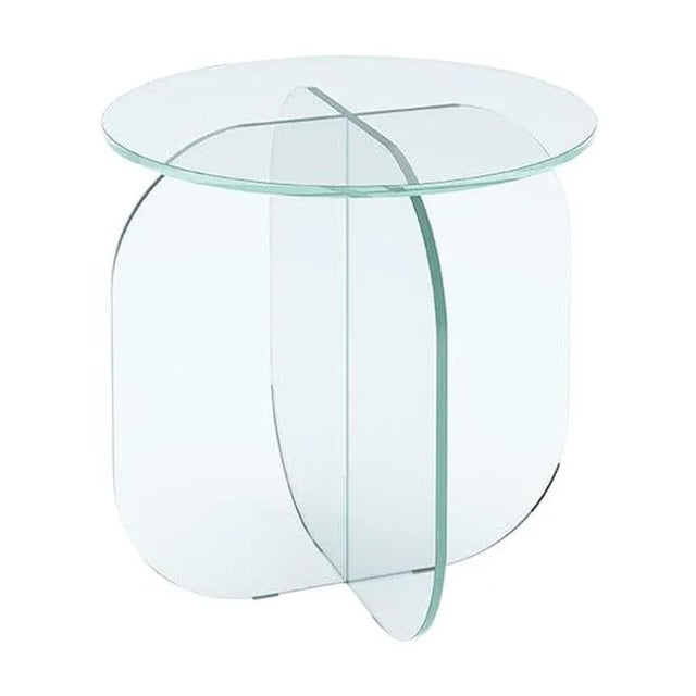 Glass Nor Clear Glass Side Table by Sebastian Scherer For Sale - Image 7 of 7