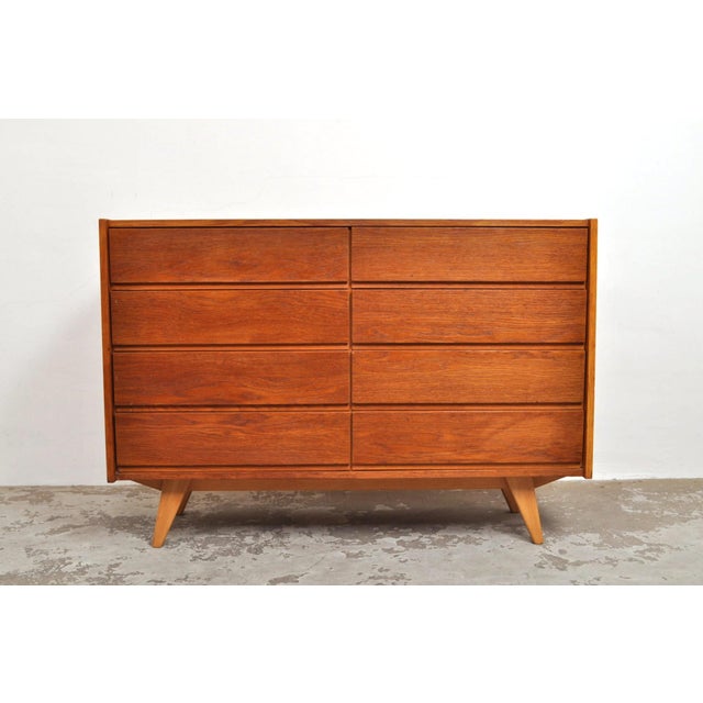 Mid-Century Modern Vintage U-453 Chest of Drawers by Jiri Jiroutek, 1960s For Sale - Image 3 of 12