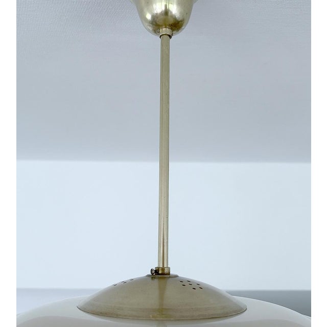 Art Deco Pendant Light in Ivory Glass, 1930s For Sale - Image 18 of 18