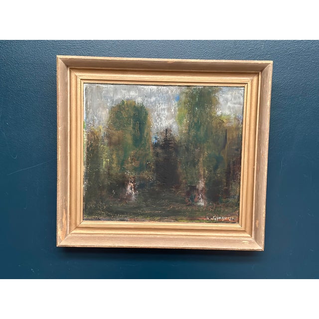 Anders Liljeqvist, Forest, 1960s, Oil on Panel For Sale - Image 7 of 18