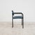 1980s Vintage Minimalist Postmodern Metal and Fabric Armchair, 1980s For Sale - Image 5 of 12