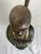Vintage 1940s Monk Figurine Lamp With String Shade For Sale - Image 9 of 11