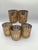 Culver Ltd. Vintage Culver Cannella 22k Gold Overlay Pattern Lowball Rocks Glasses - Set of 5 For Sale - Image 4 of 4