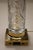 1960s Matched Pair Large Dresden Hollywood Regency Cut Crystal Glass Brass Column Table Lamps - a Pair For Sale - Image 9 of 15