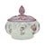 Fenton Art Glass Company 1999 Fenton Trellis DX No. 5585 Melon Box Hand Painted by Karen L. Easton For Sale - Image 4 of 11
