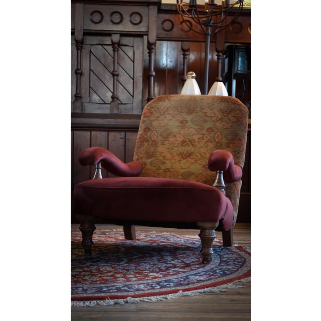 Kilim Byron Steamer Armchairs and Ottomans by John Sankey, 2010s, Set of 4 For Sale - Image 11 of 18