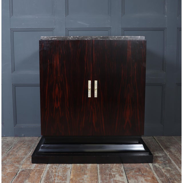 French Art Deco Macassar Ebony Cabinet, 1925 For Sale - Image 14 of 18