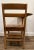 Mid 20th Century Solid Wood Industrial Rustic Student Writing Desk Chair For Sale - Image 4 of 10