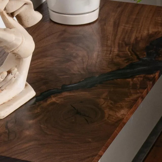 Floating Console Table For Sale - Image 4 of 5