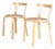 Pine Wood Model 68 Chairs from Alvar Aalto, 1950s, Set of 2 For Sale