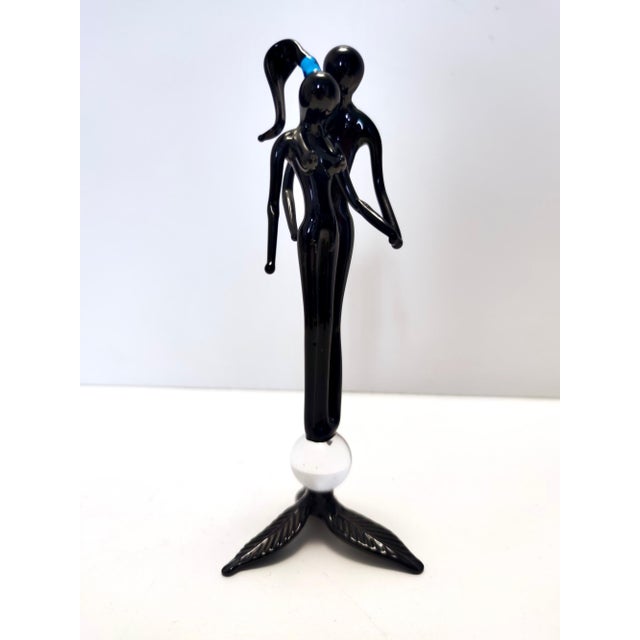 Postmodern Black Murano Glass Decoration, Italy, 1990s For Sale - Image 13 of 13