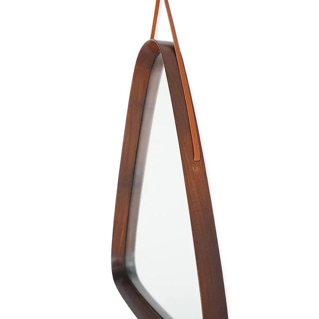 Vintage Mirror with Teak Frame, 1960s For Sale - Image 9 of 15