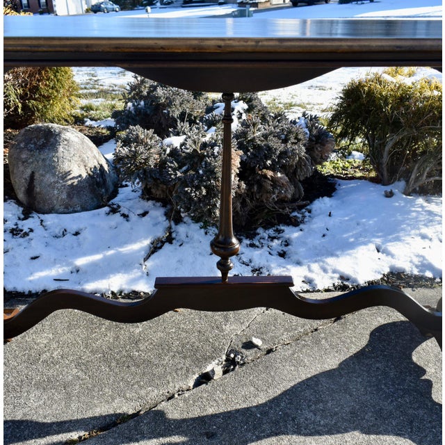 Vintage Walnut Jacobean Style Console/Sofa Table For Sale - Image 13 of 13